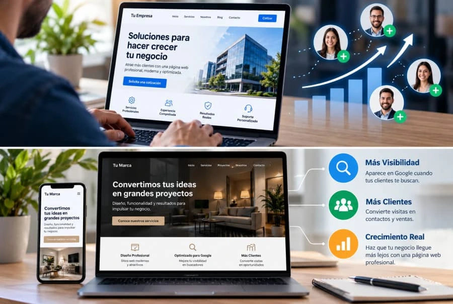 como conseguir cleintes con pagina web