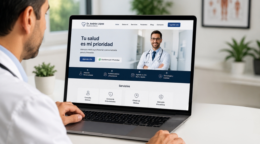 Páginas web para médicos en México | Diseño Profesional
