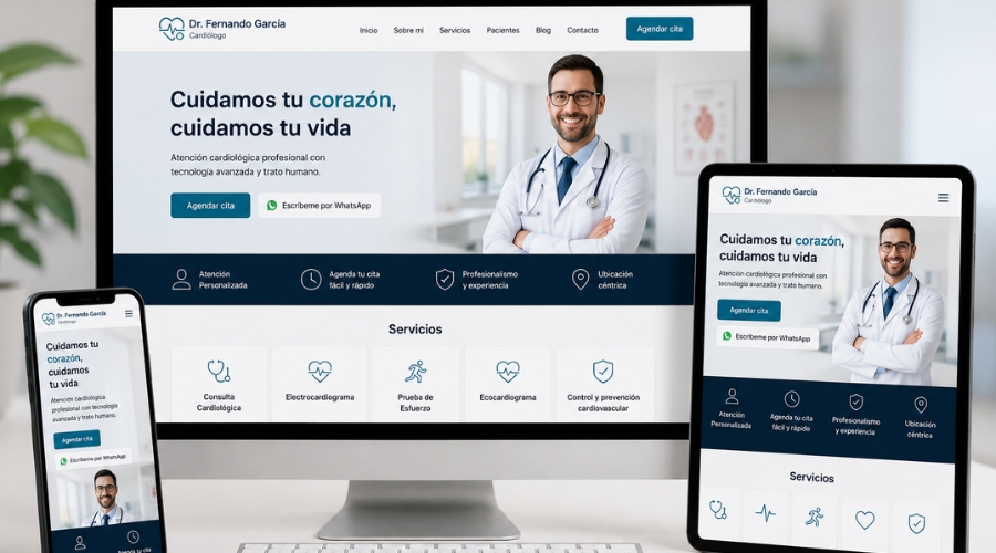Páginas web para médicos en México | Diseño Profesional