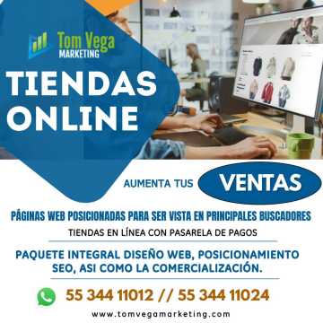 diseño web tiendas online mexico